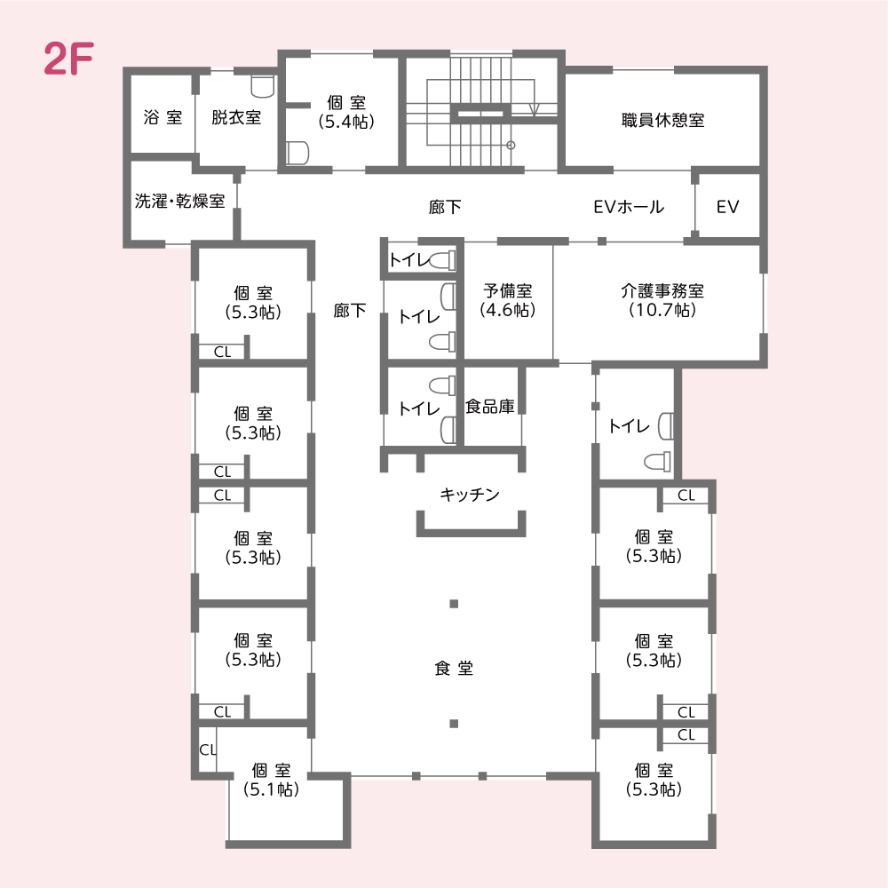 2F：見取り図